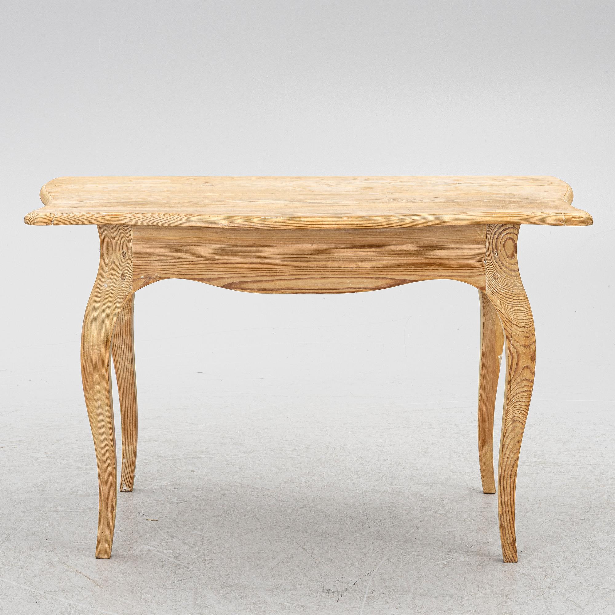 A Swedish rococo table, later part 18th century.