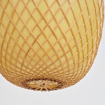 Swedish Modern, a pair of ceiling lamps, 1940s.