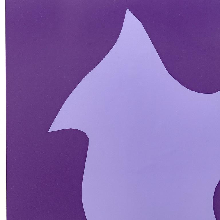 Richard Mortensen, färgserigrafi, 1991, signerad och numrerad 13/100.