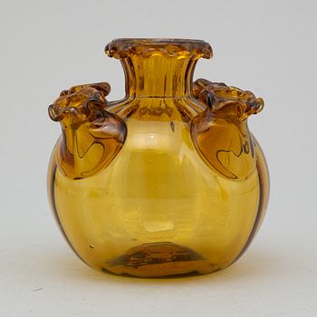 A 1930s glass vase by Vittori Zeccin, Venini, Venice, Italy.