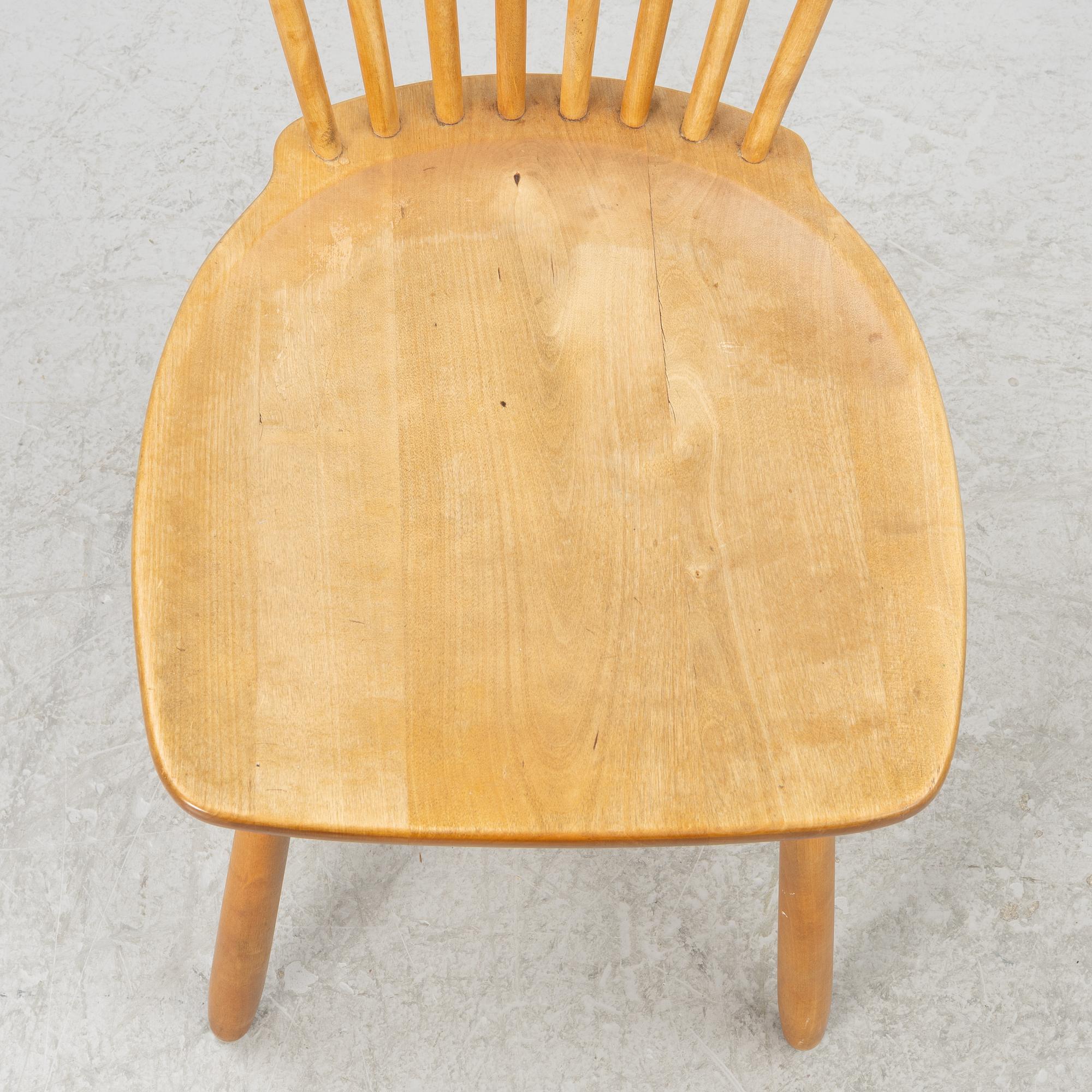 Carl Malmsten, stolar 4 st, "Lilla Åland".