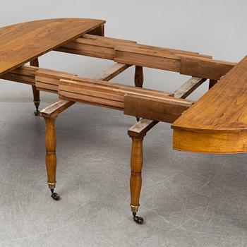 A Swedish mid 19th century dinner table.