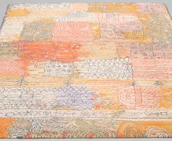 PAUL KLEE, MATTA, ”Florentinisches villenviertel”. Maskingjord flossa. 202 x 139 cm. Efter ett konstverk från 1926.