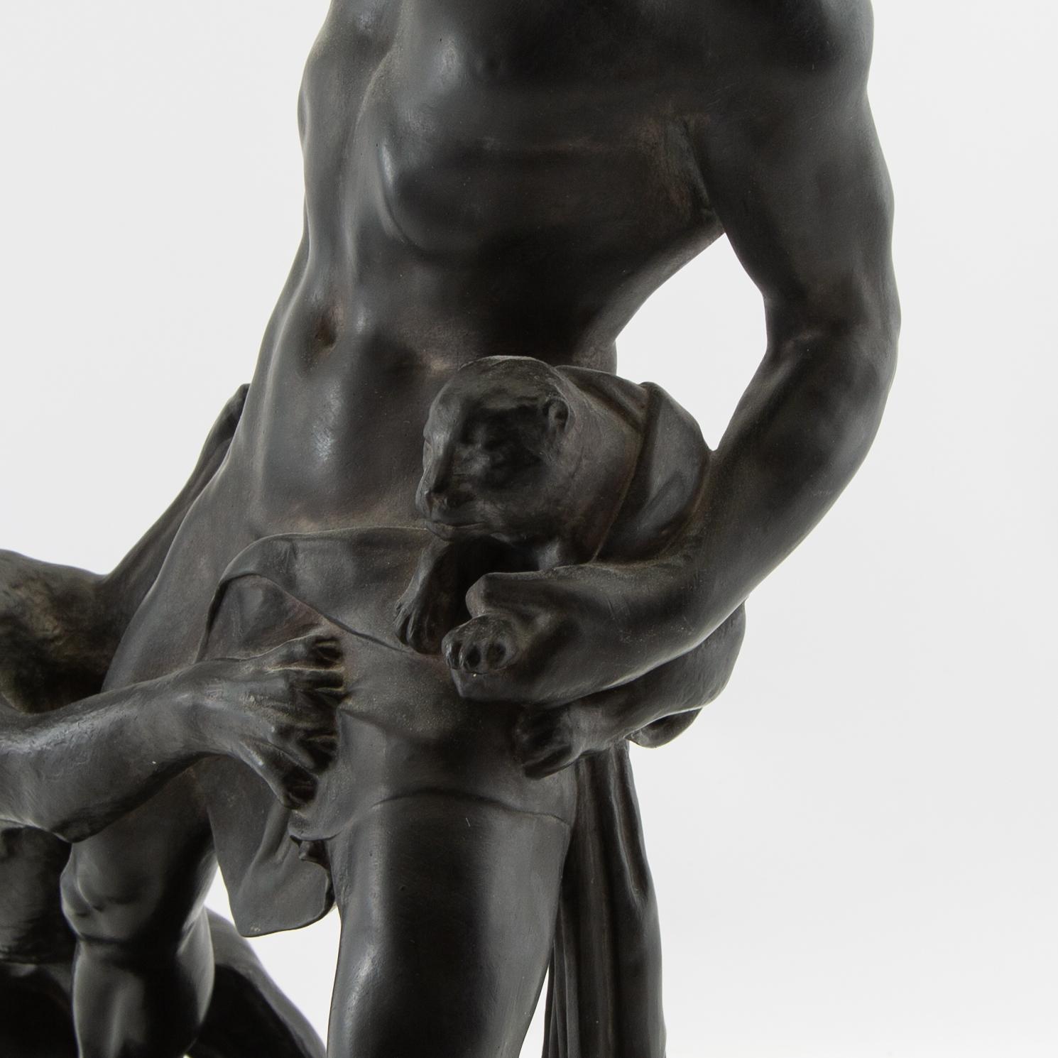 Jens Adolf Jerichau efter skulptur "Panterjägaren".