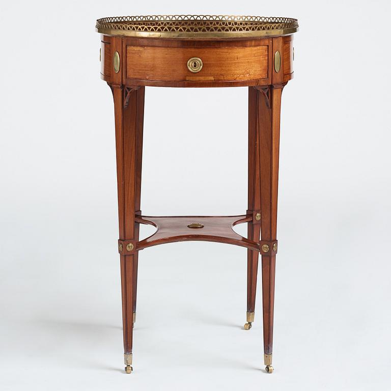 Bord, tillskrivet Gottlieb Iwersson (mästare i Stockholm 1778-1813), Sengustavianskt.