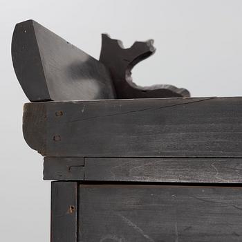 A Japanese wooden cabinet, first part of the 20th century.