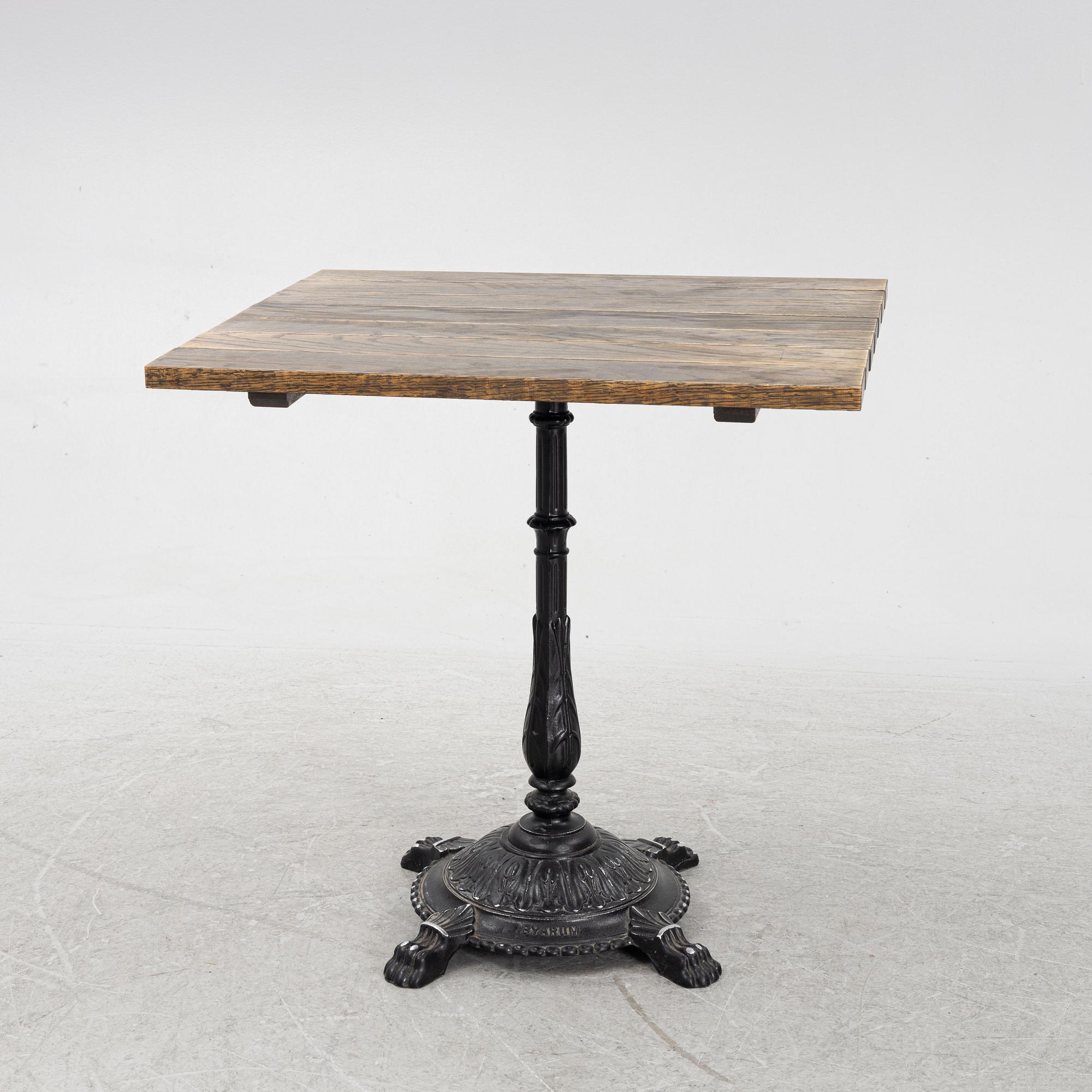 Café table, Byarums Bruk, circa 2000.