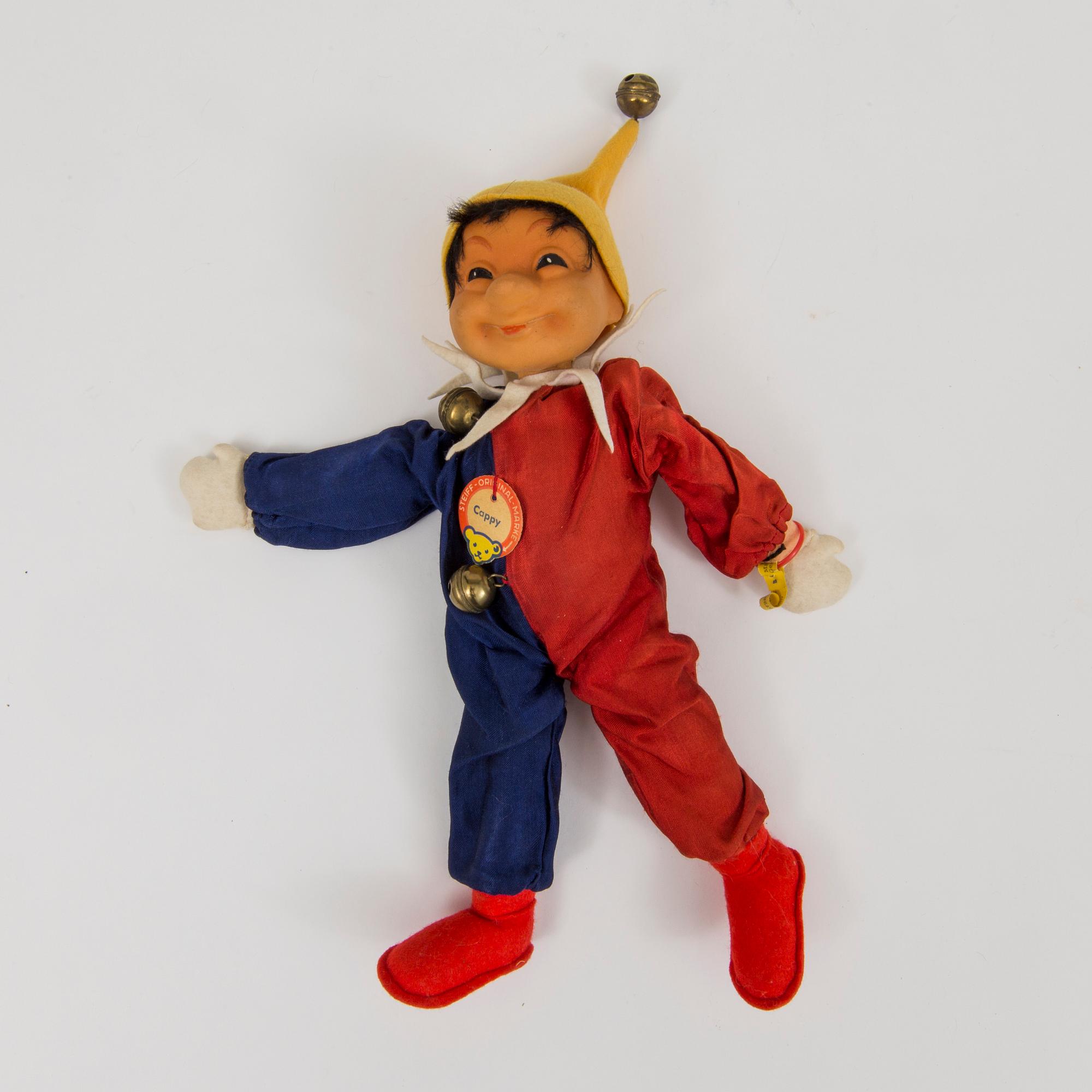 Seven Steiff animals Germany 1960s.