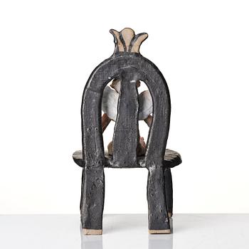 Ulrica Hydman-Vallien, a unique painted stoneware figure, Sweden.