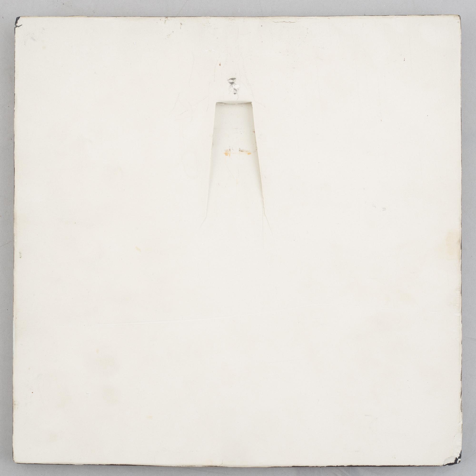 Lisa Larson, wall plaques, a pair, Gustavsberg, second half of the 20th century.