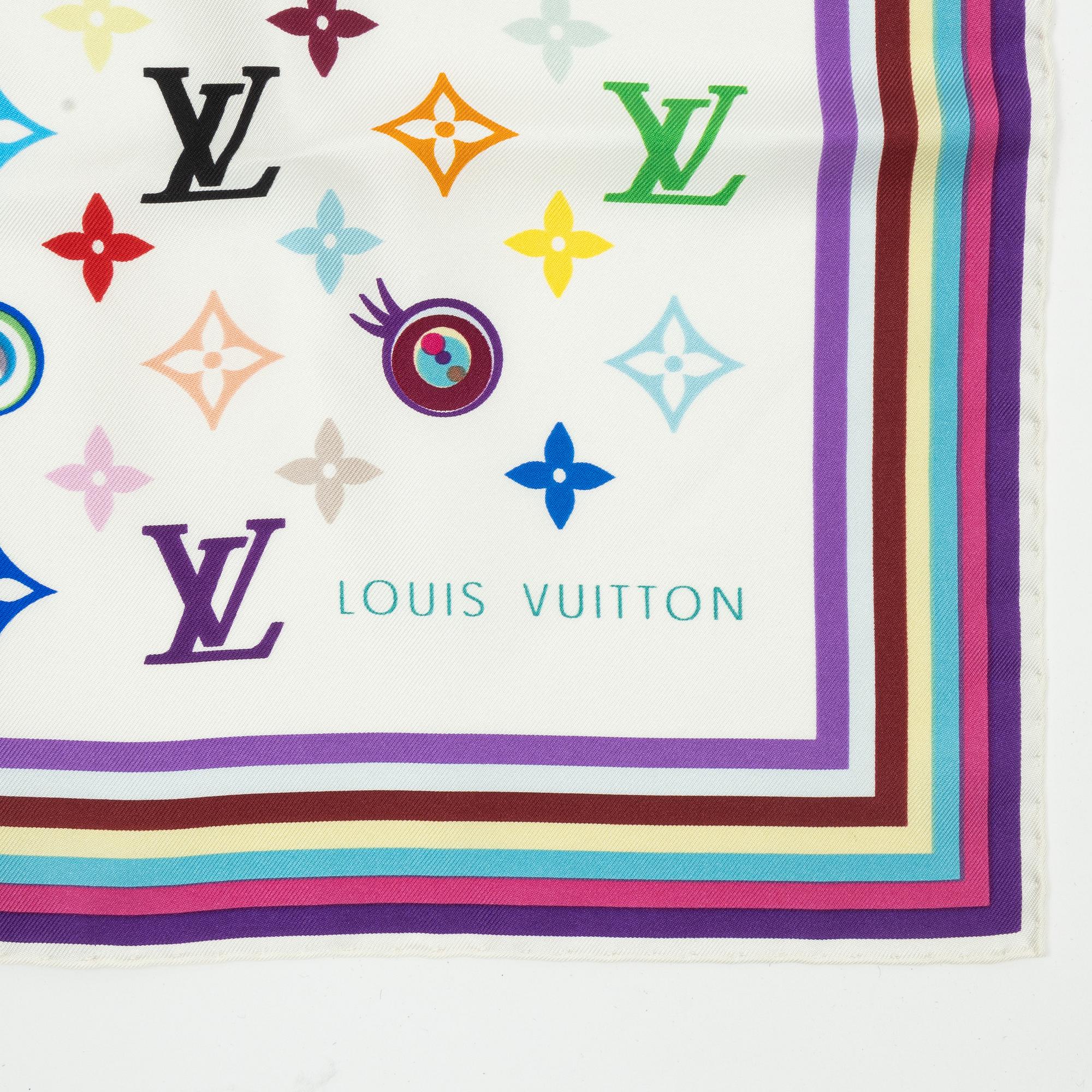 Louis Vuitton, scarf, "Eye Love you",.