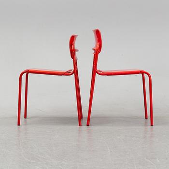 Six 'Folke' chairs by Niels Gammelgaard/ Box 25 Arkitekter, IKEA, 1970's.