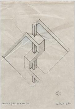 Oscar Reutersvärd, "perspective japonaise no 360".
