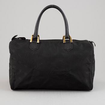 Christian Dior, a brack canvas 
'Speedy' handbag.