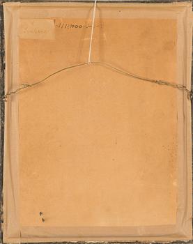 Hugo Simberg, linjeetsning och torrnål, signerad fecit.