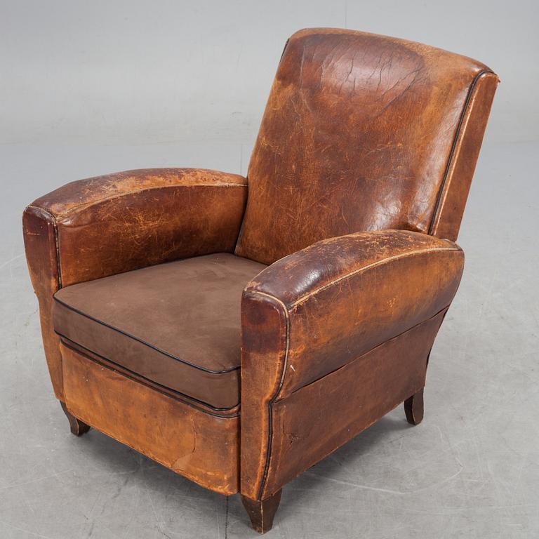 FÅTÖLJ, art deco, Frankrike 1930-tal.