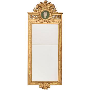 A pair of Gustavian 1780's mirrors attributed to  Pehr Ljung (1743-1819).