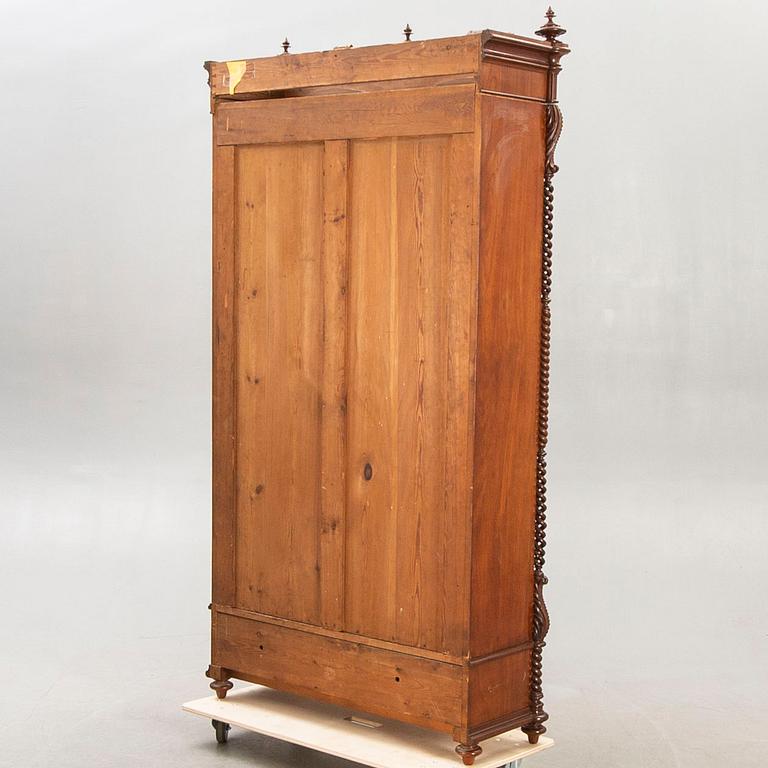 A late Empire mahogany book case.