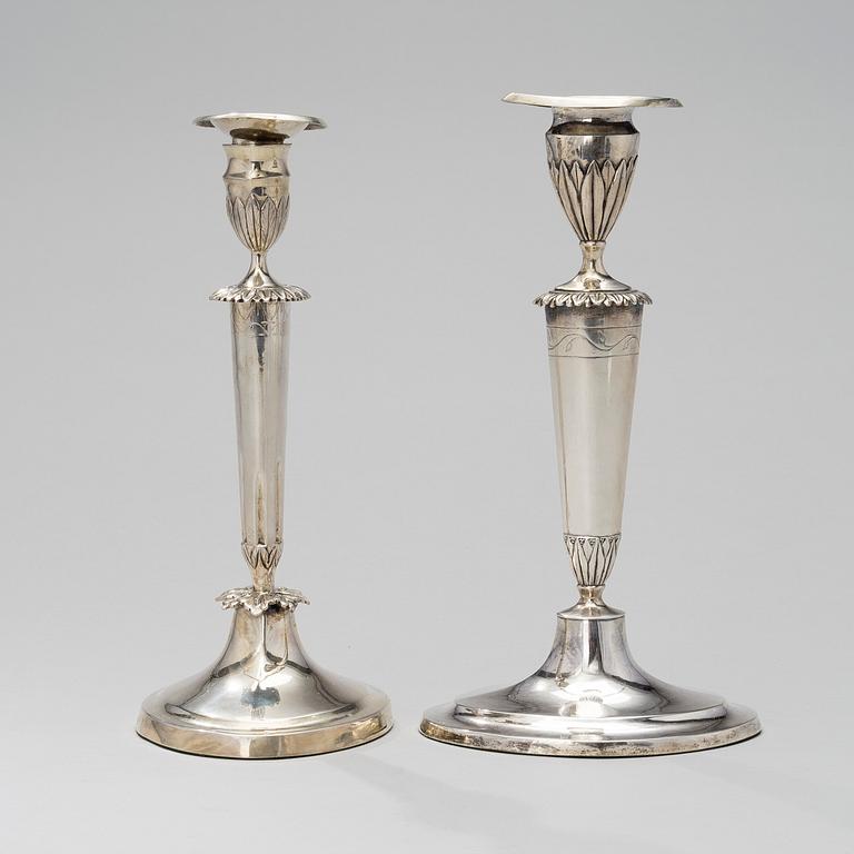 A PAIR OF CANDLESTICKS, Frankfurt am Main, early 19th century.