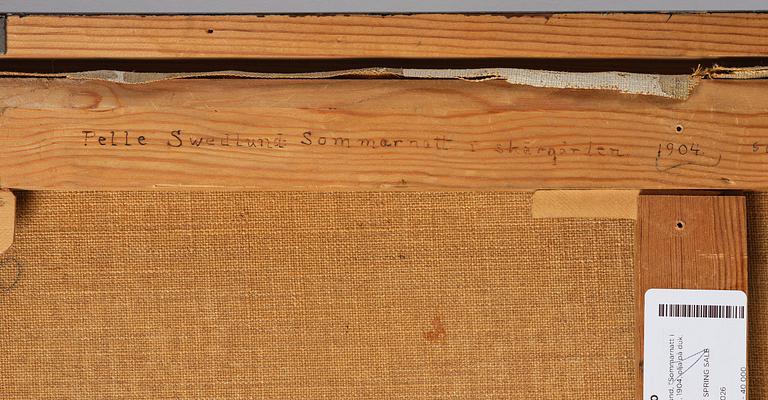 Pelle Swedlund, "Sommarnatt i skärgården".