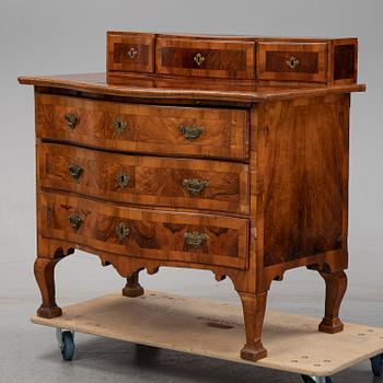 A mid 18th century chest of drawers.