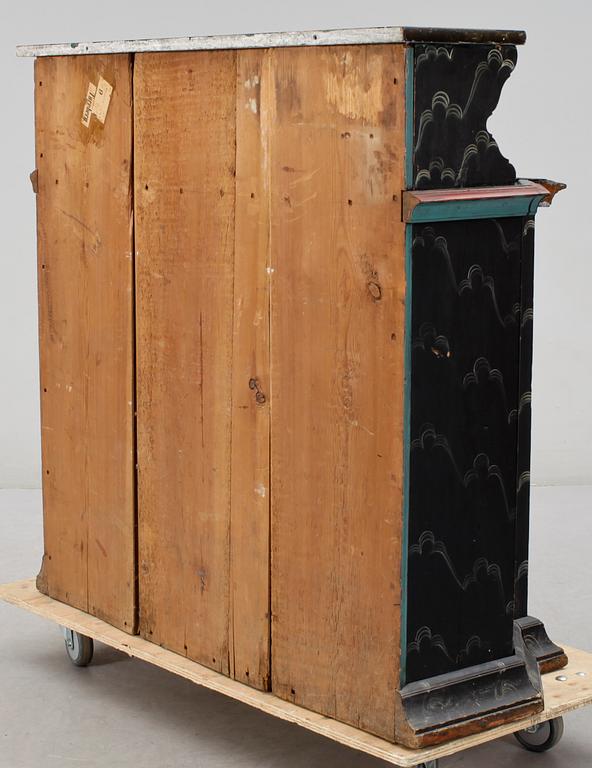 SKÅPUNDERDEL, Allmoge. Järvsö, Hälsingland, 1800-tal.