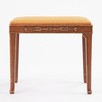 Axel Einar Hjorth, an "Åbo" stool, Nordiska Kompaniet, Sweden, 1930s.