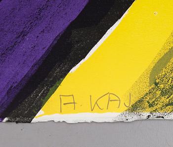 ALEXANDRE KAJ LINDSTRÖM, färglitografi, signerad och numrerad 103/130.