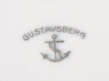 SERVISDELAR, 25 delar, porslin, "Blå Blom", Gustavsberg.