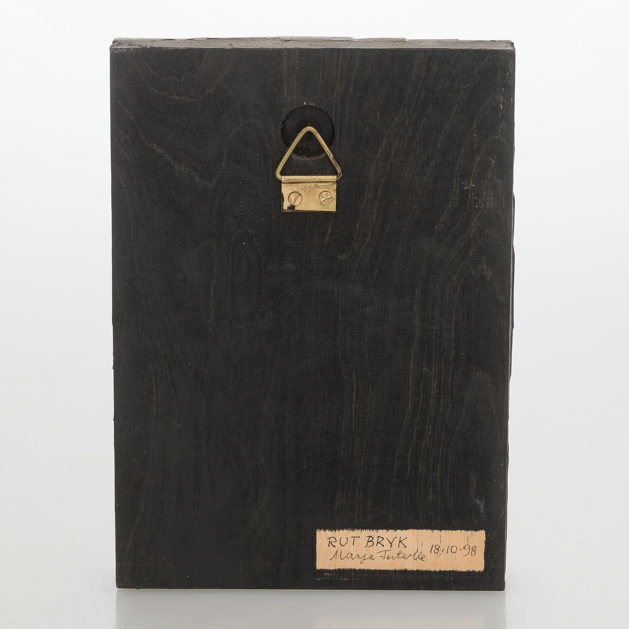 Rut Bryk, relief, keramik, signerad Rut Bryk.