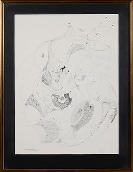 AURORA ALBINSDOTTER, litografi, monogramsignerad och numrerad 111/200.