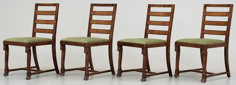 STOLAR, 4 st, troligen Erik Chambert, 1930-/40-tal.