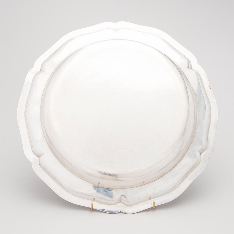 An Austria-Hungarian Silver Plate, 1872-1922.