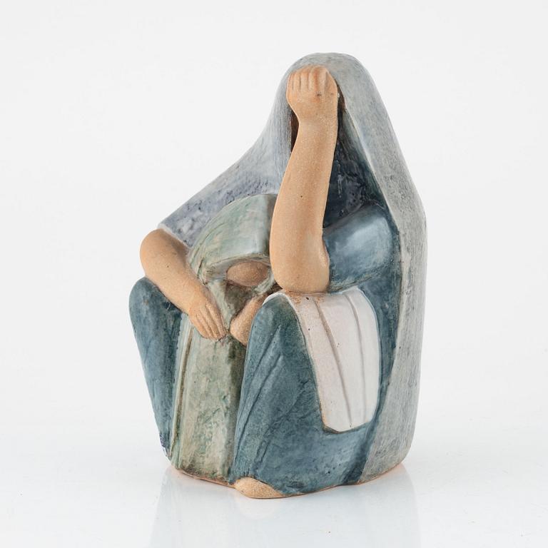 Lisa Larson, figurine, stoneware, signed Lisa Gustavsberg Sweden.