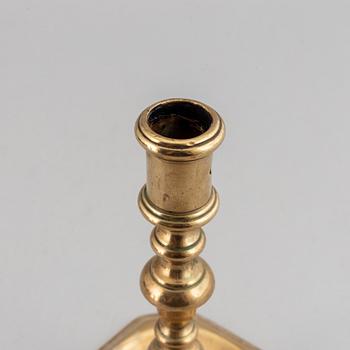 LJUSSTAKE, brons, 1600-tal.