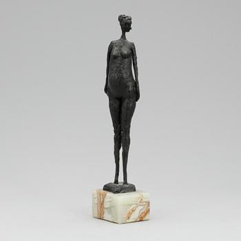 SKULPTUR, brons, okänd konstnär, signerad, 1900-tal.