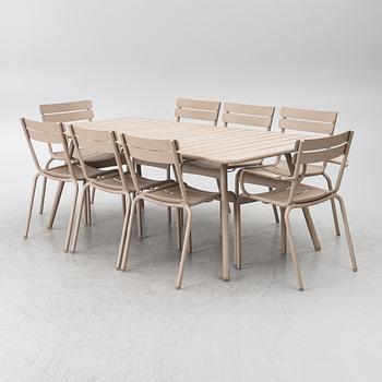 Trädgårdsmöbler, 9 delar, "Luxembourg", Fermob.