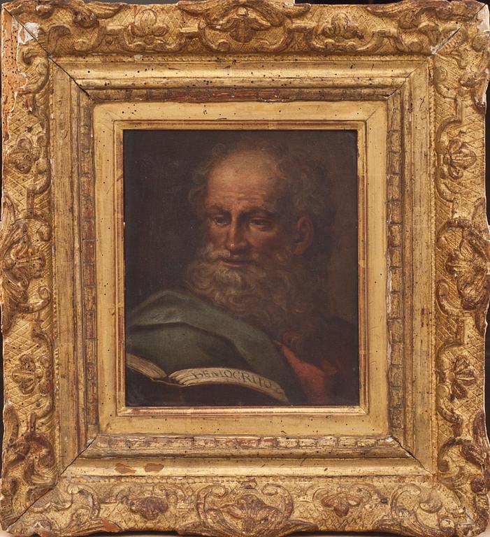 OKÄND KONSTNÄR, olja på kopparplåt. 1700-tal.