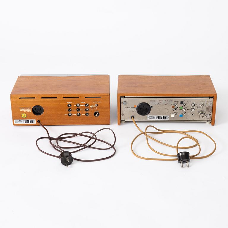 Stig Carlsson, LOAS 1001/”Kolboxen", a pair of loudspeakers, 1959-62, Sweden.