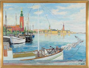 HANS-ERIK ERIKSSON, oil on panel, signed Hans-Erik Eriksson.