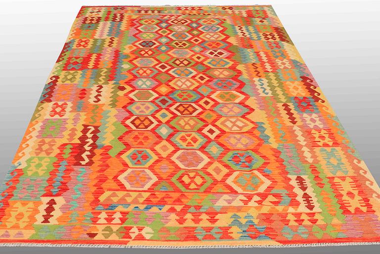 A carpet, Kilim, ca 307 x 200 cm.