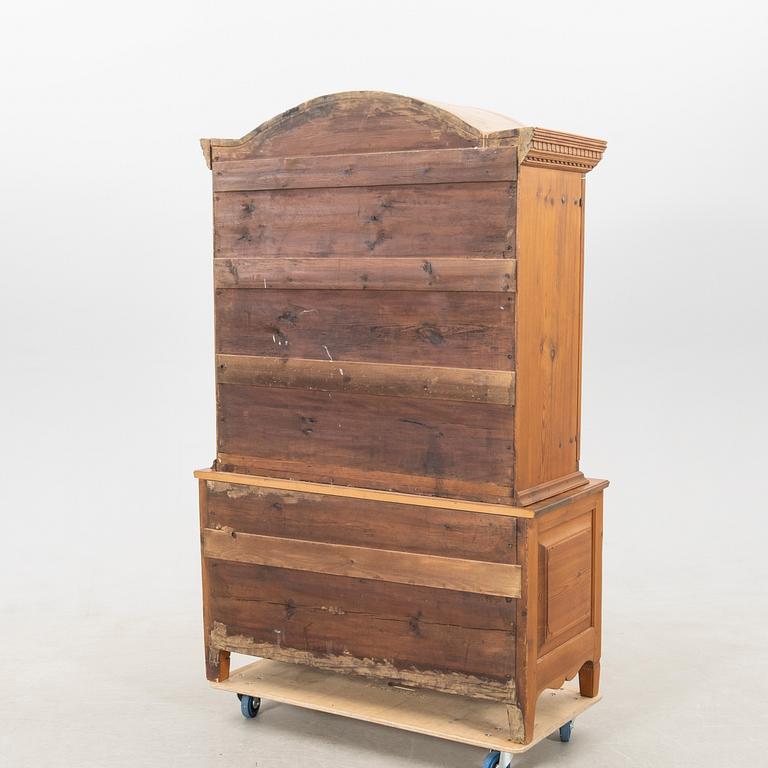Cabinet in the Gustavian style dated 1812.