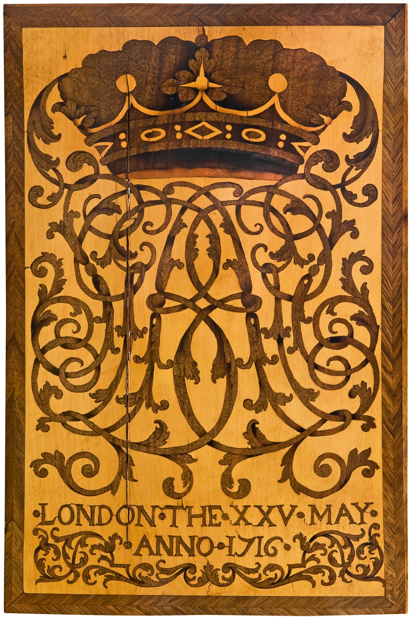 SKRIVSKÅP. London, 1700-talets början.