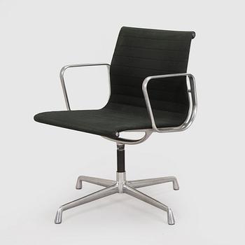 Charles & Ray Eames, a swivel chair, “EA108”, manufactured under licence by ICF, Italy, 1970s/80s.