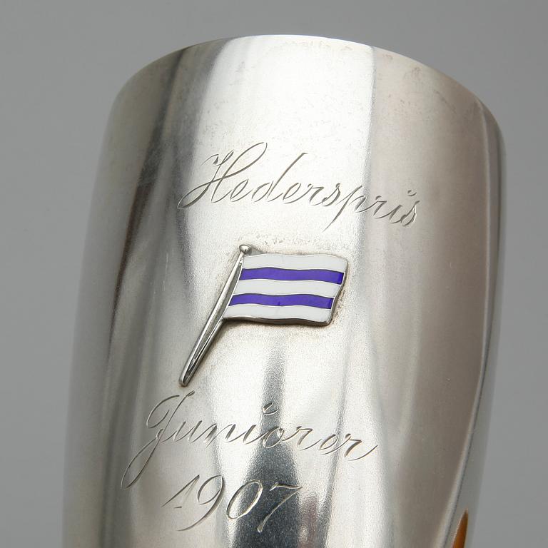 PARTI SILVER, ca 27 delar, bl.a Ceson, Göteborg 1985. Total, vikt ca 1090 gram.