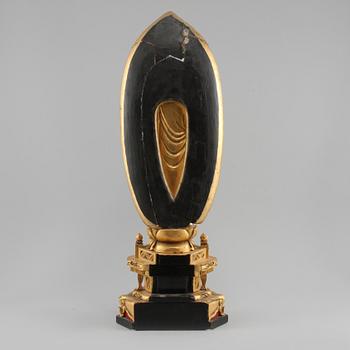 SKULPTUR, trä, orientalisk, omkring år 1900.