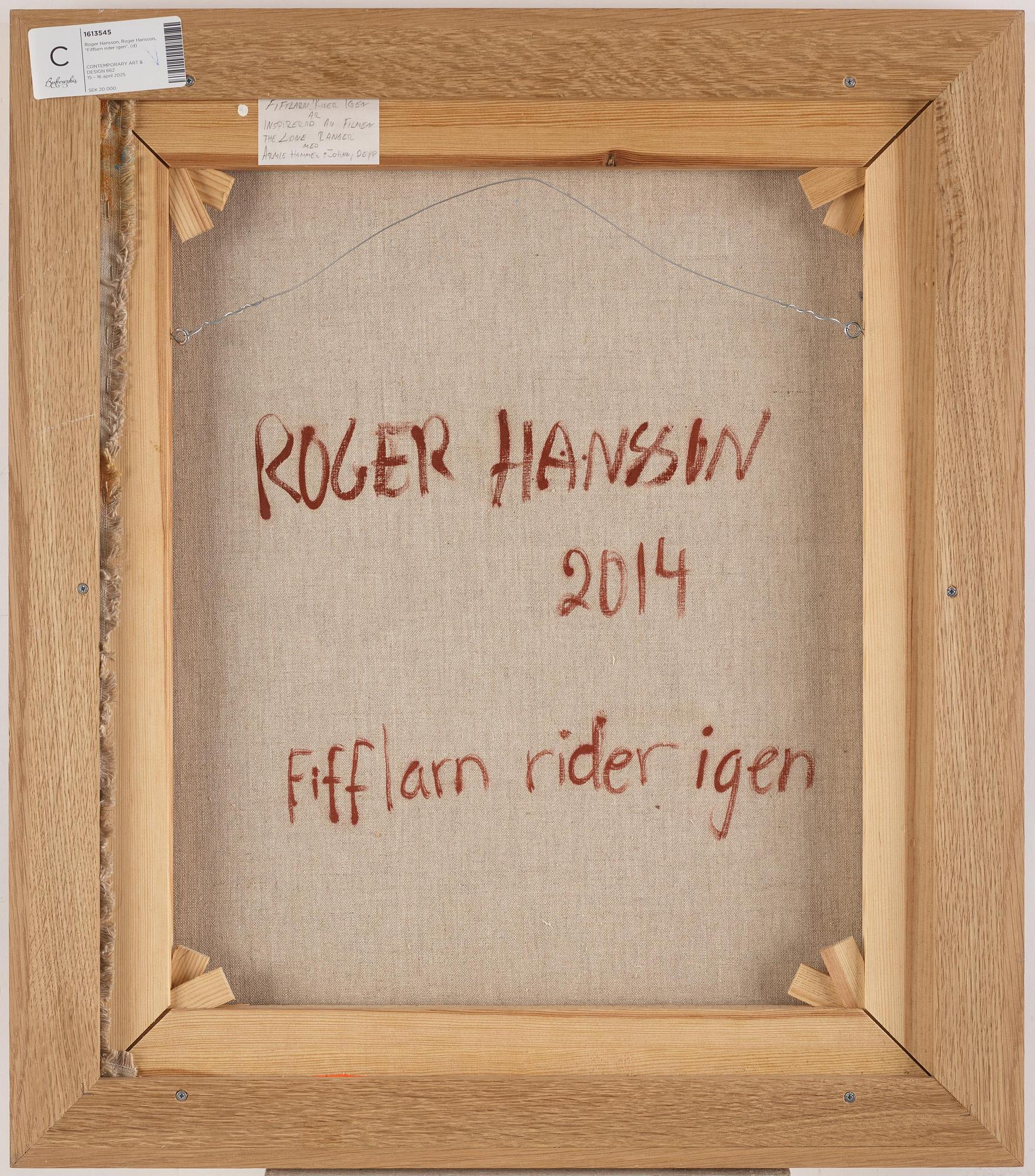 Roger Hansson, "Fifflarn rider igen".