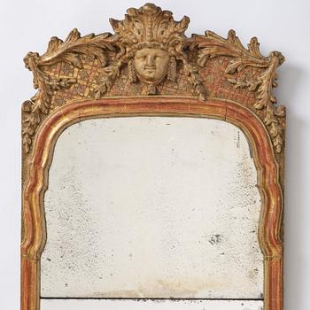 Spegel, Stockholmsarbete, 1700-talets senare del, Rokoko.