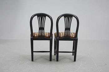 STOLAR, ett par, gustavianska provinsarbeten.
