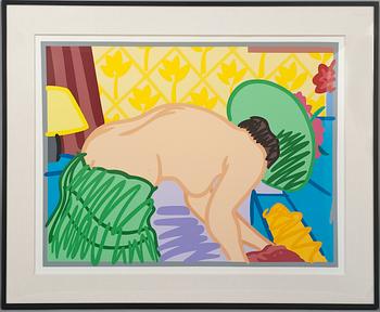 Tom Wesselmann, "JUDY TRYING ON CLOTHES".